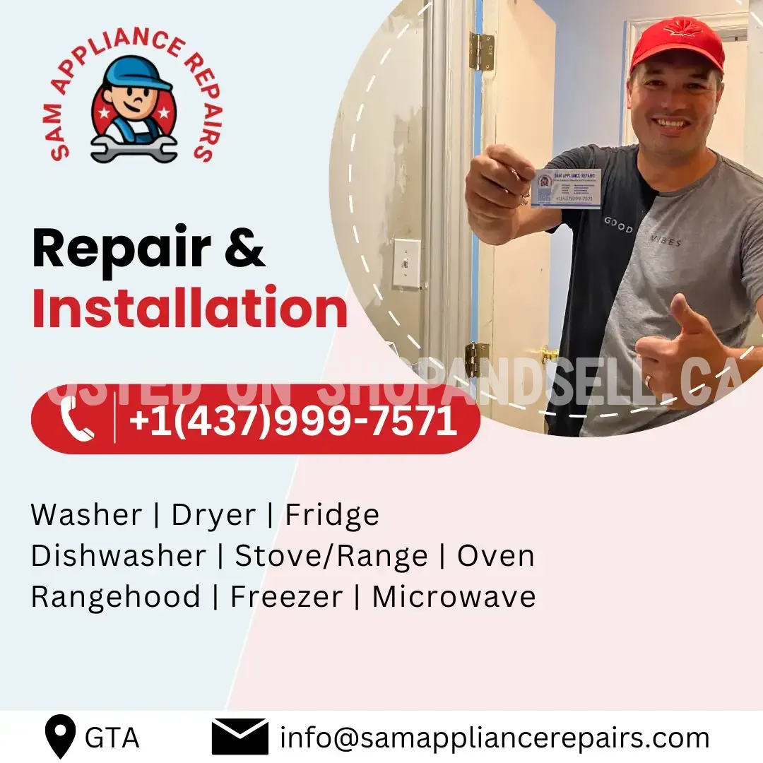 Appliance Repair and Installation +1(437)999-7571 