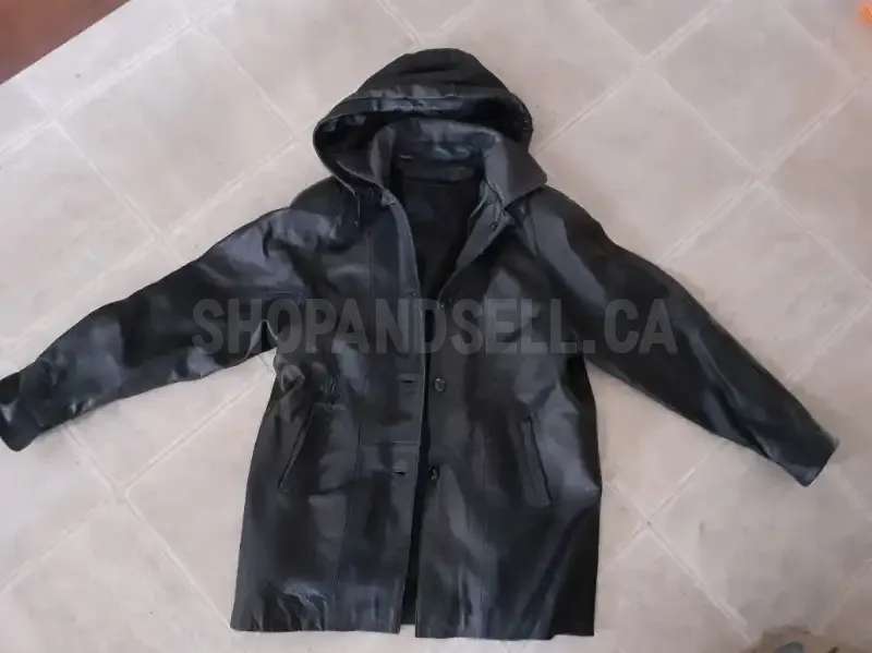 women winter leather jacket