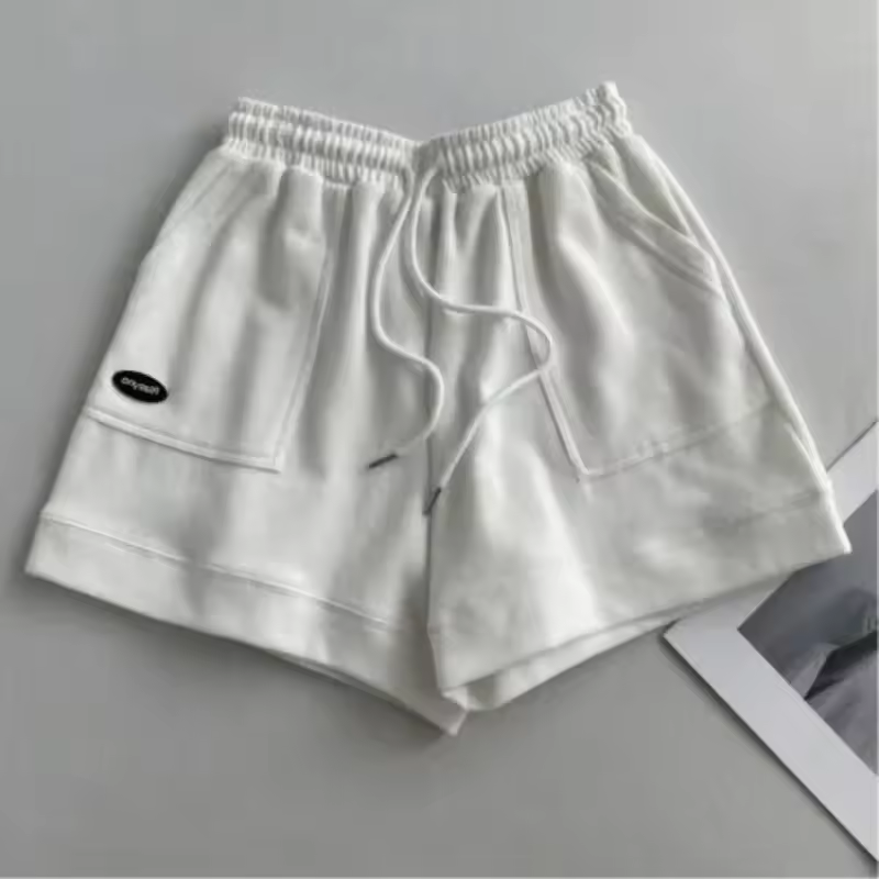 Women's Comfortable Loose Wide-legged Drawstring A Pants