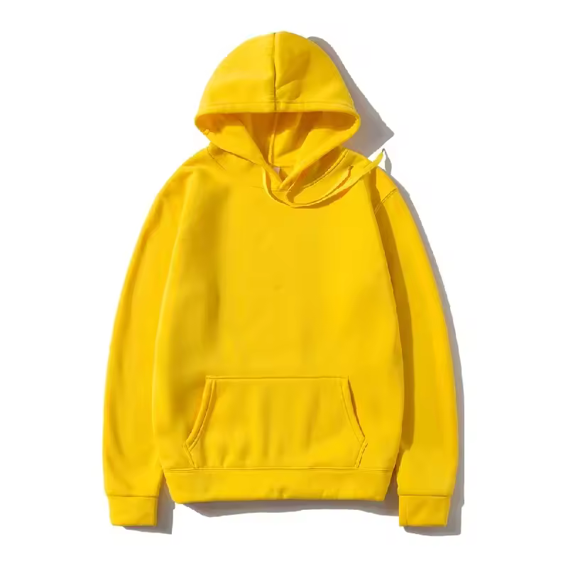 Men's and Women's Solid Color Pocket Hoodies