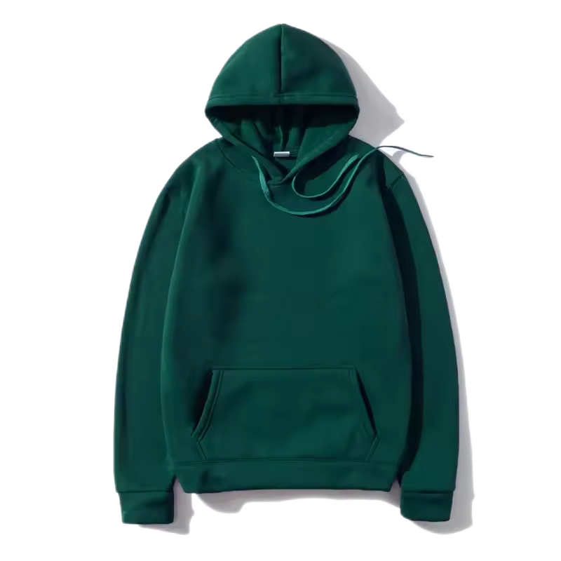 Men's and Women's Solid Color Pocket Hoodies