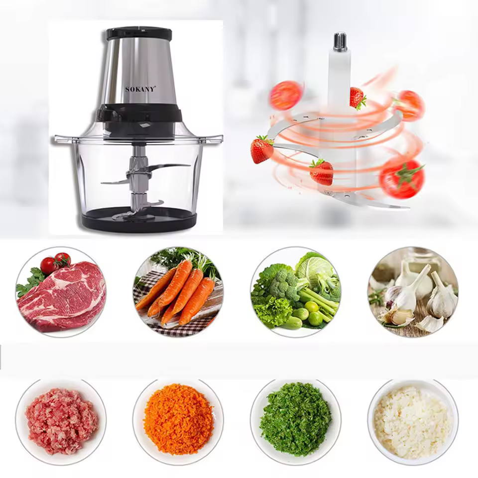 800W 3L Electric Meat Grinder 