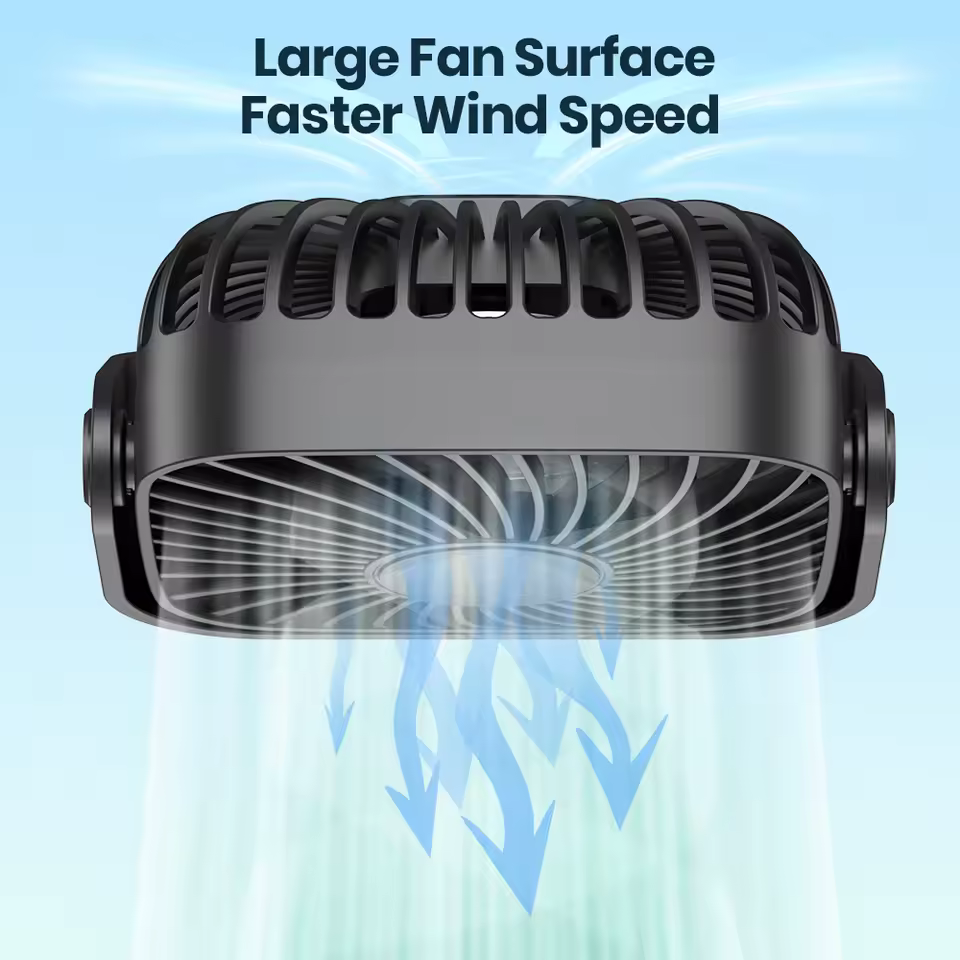 TOPK 4Inch USB Mini Portable Fan 