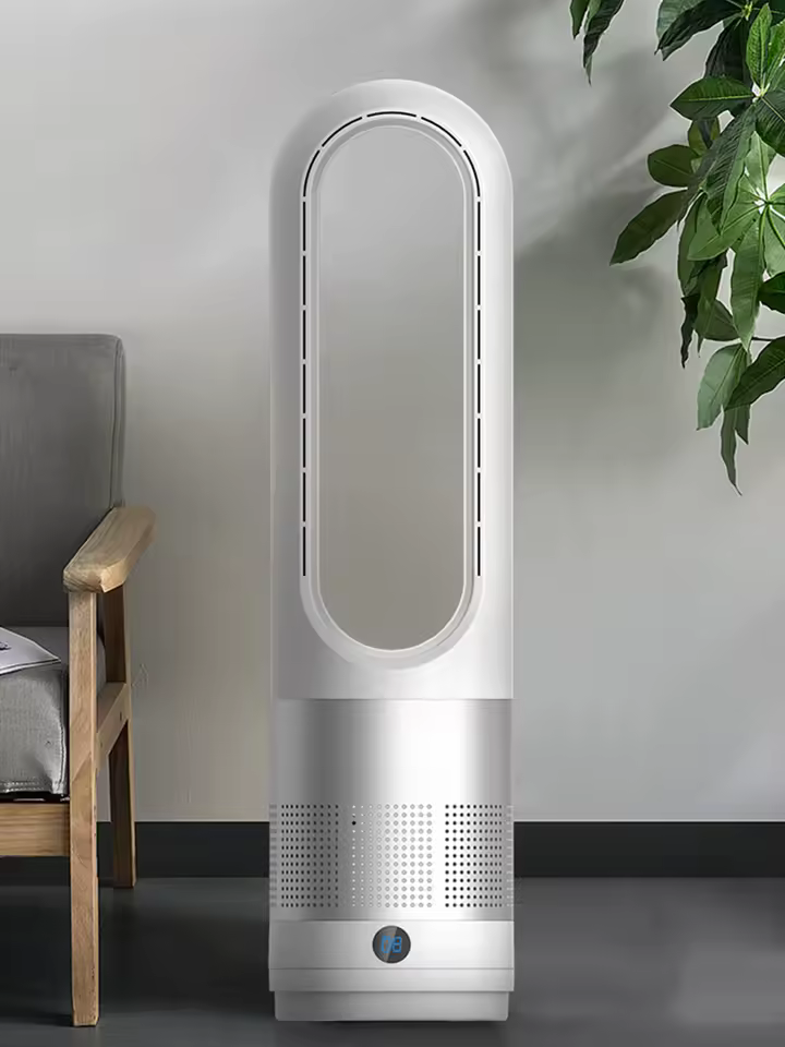 110V / 220V 18 inch Mini Household Leaf Less Electric Fan 