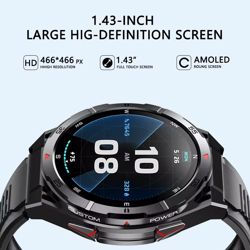 YTOM X2 GPS 3ATM Waterproof SmartWatch