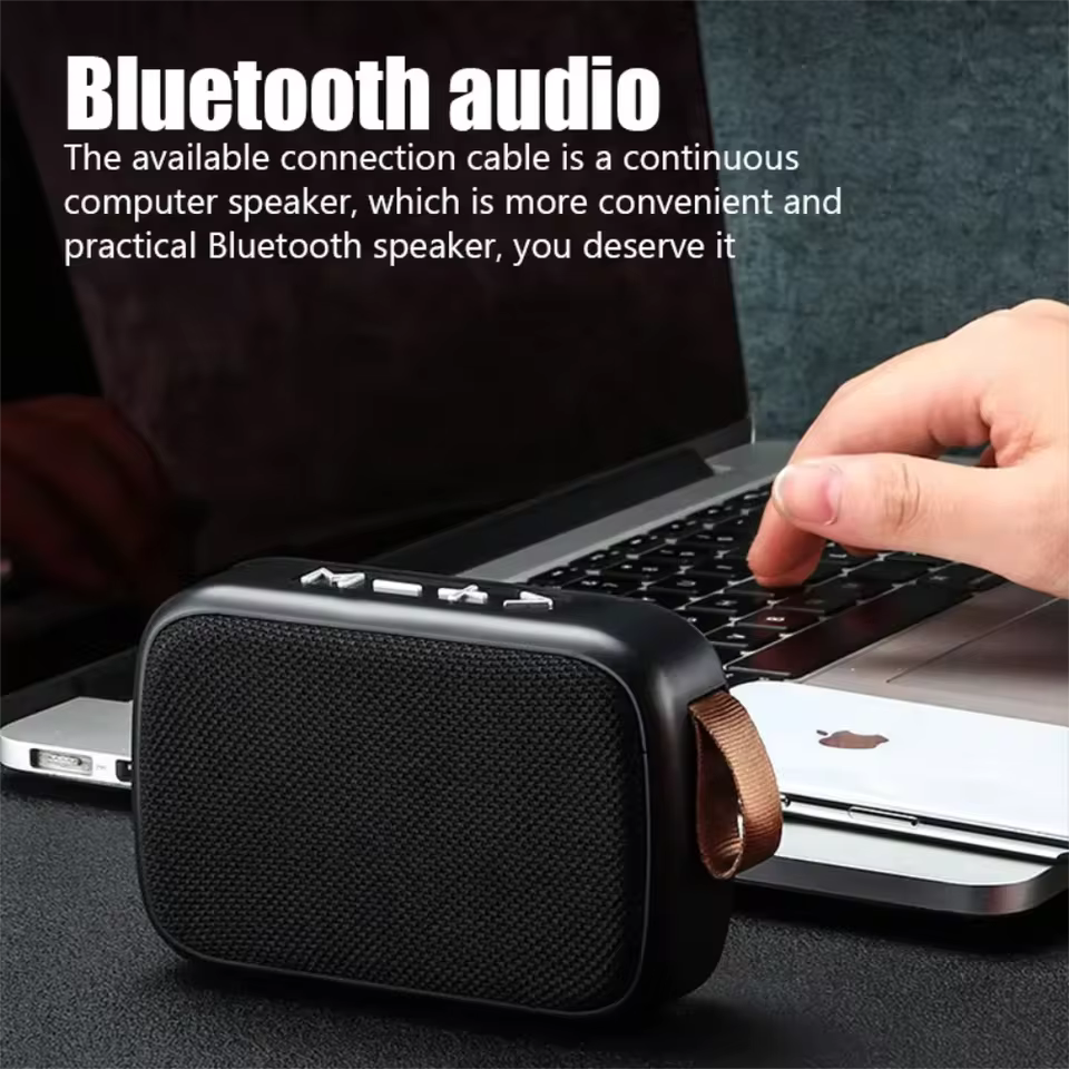 Wireless Mini Bluetooth Speaker with Fabric Design