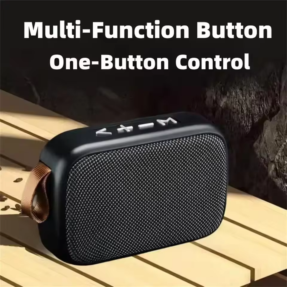 Wireless Mini Bluetooth Speaker with Fabric Design
