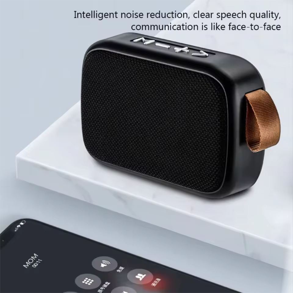 Wireless Mini Bluetooth Speaker with Fabric Design