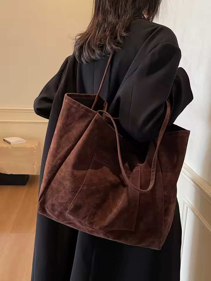 Retro Large Capacity Tote Bag