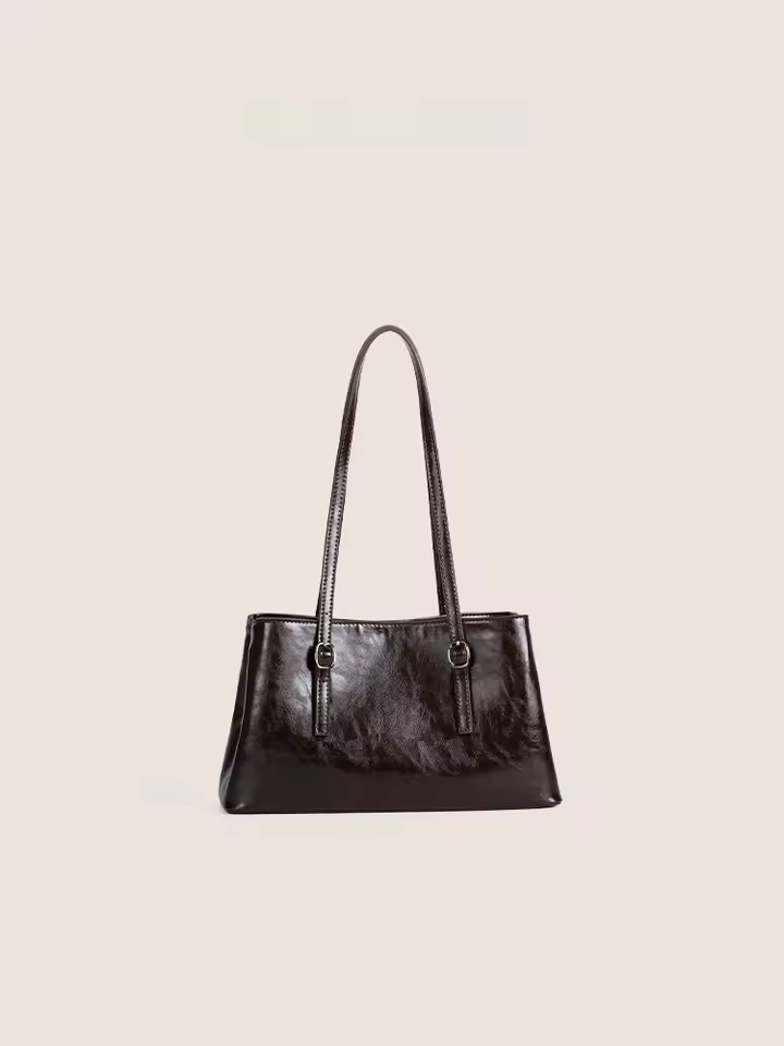 Dotlynins High Quali Oil Wax Leather Tote Bag