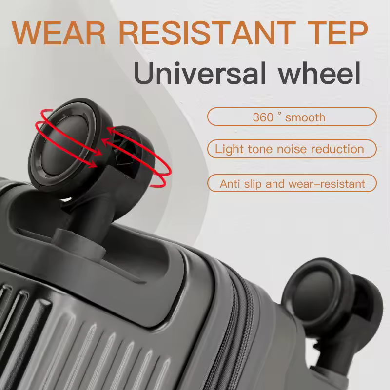 sushimu Suitcase Wide Handle Travel Suitcase