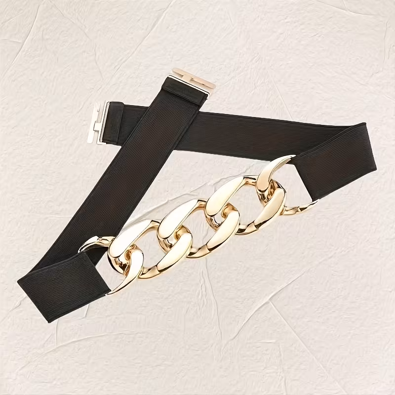 Elastic waist belt for women