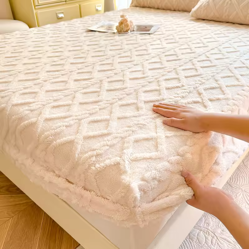 Winter Warm Bed Sheet with Elastic Band
