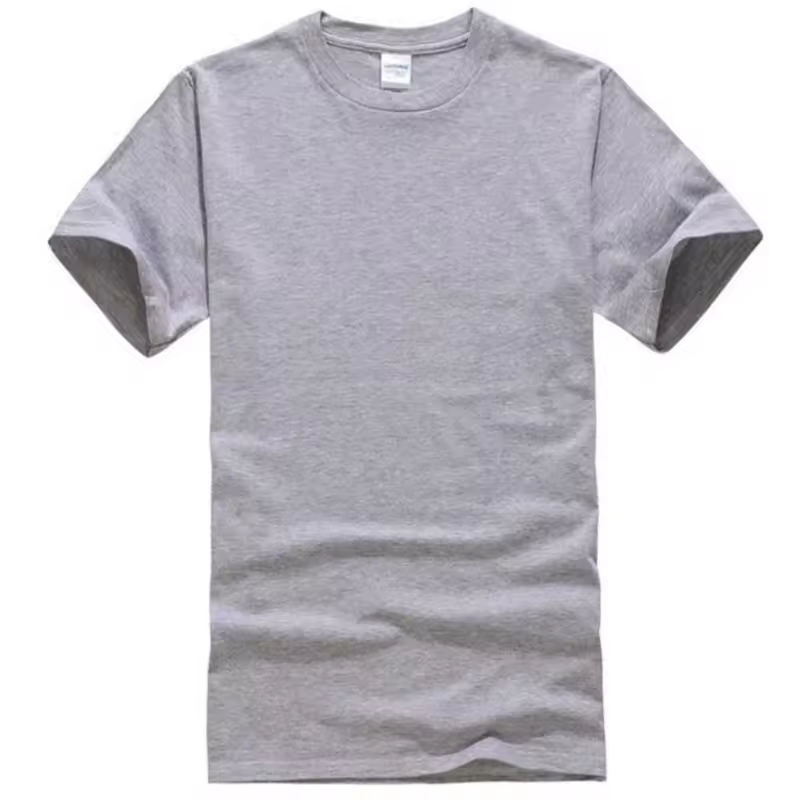 Summer 100% Cotton T Shirts Mens Casual Short Sleeve