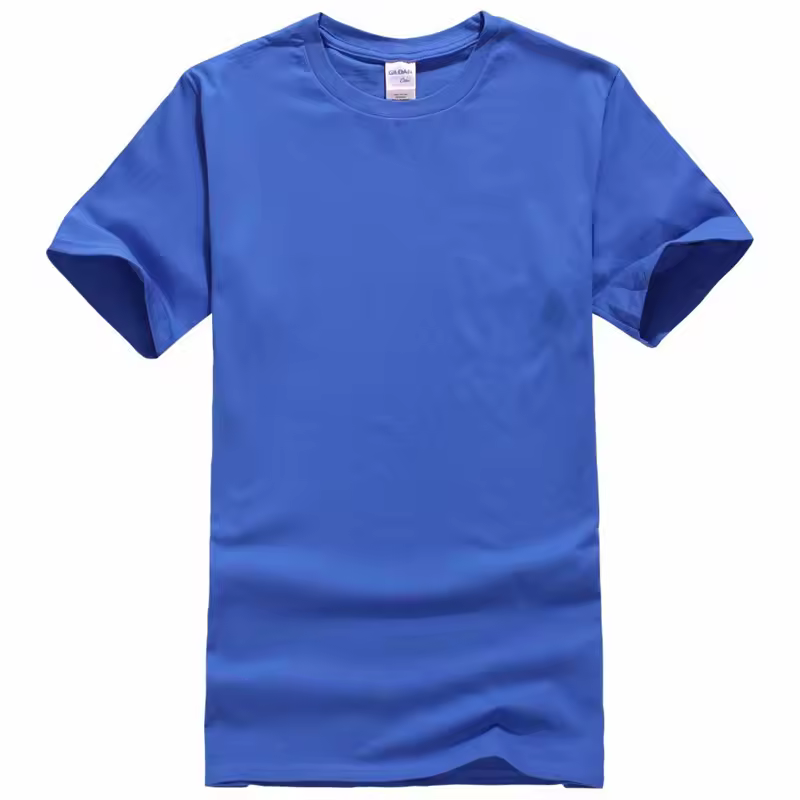 Summer 100% Cotton T Shirts Mens Casual Short Sleeve