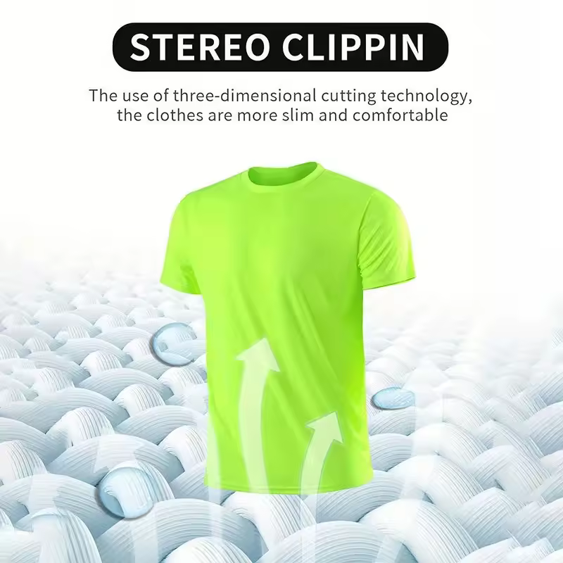 Retro American men's T-shirt casual wear