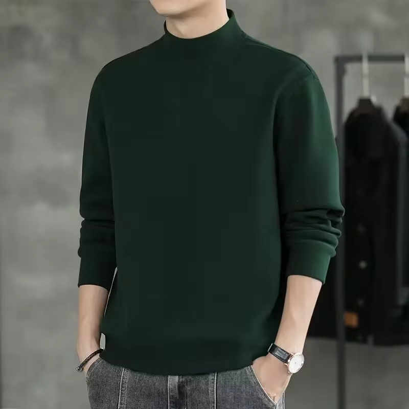 Trendy Korean Style Men's Long Sleeve T-shirt