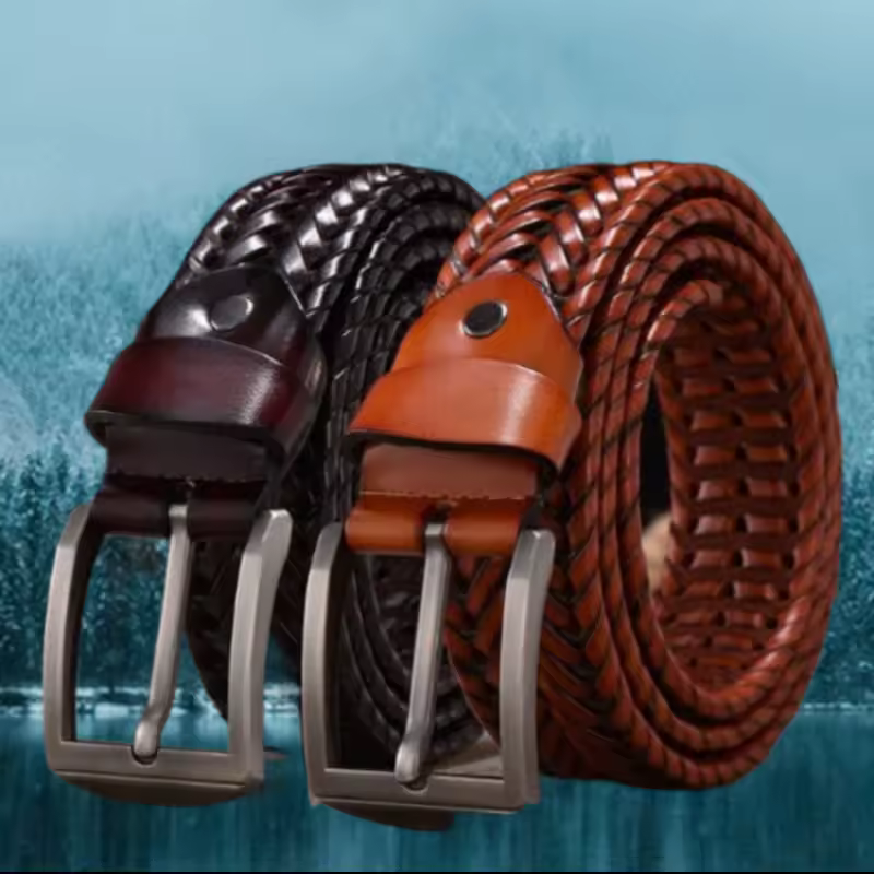 New Braided Belt for Men