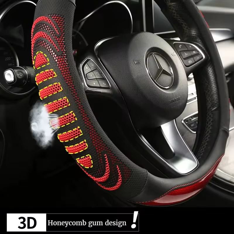 Three-dimensional Honeycomb Steering Wheel Cover