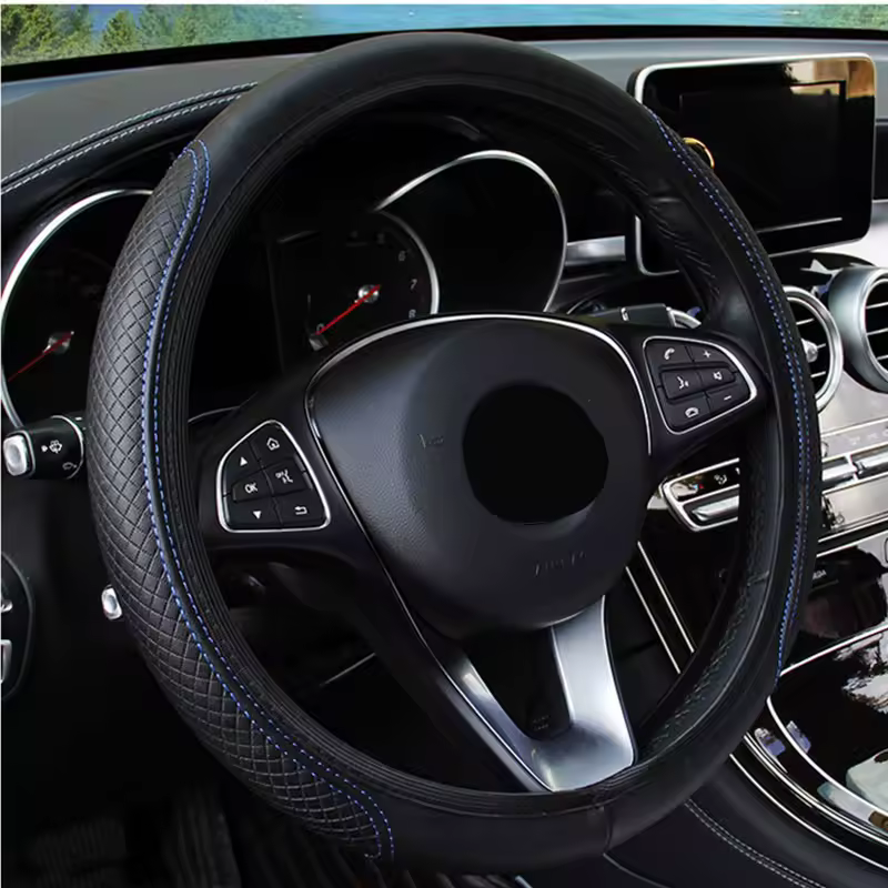 Automobile universal steering wheel cover