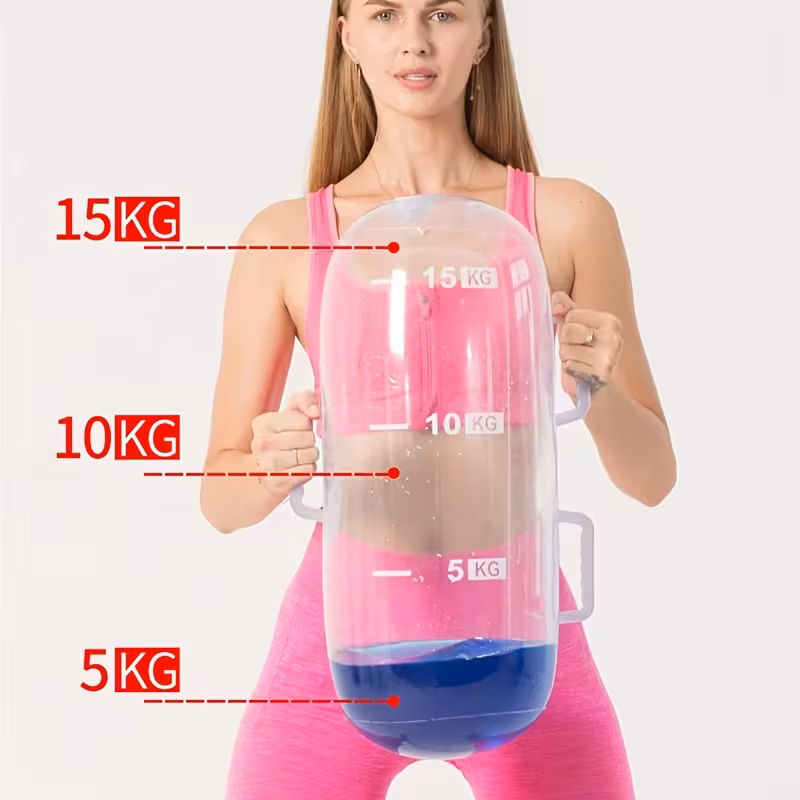Water power bag with weighted design