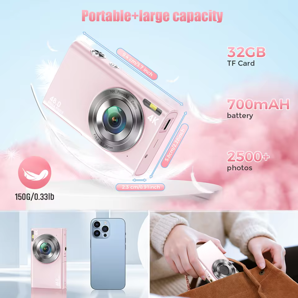 4K Digital Camera Autofocus Vlogging Camera