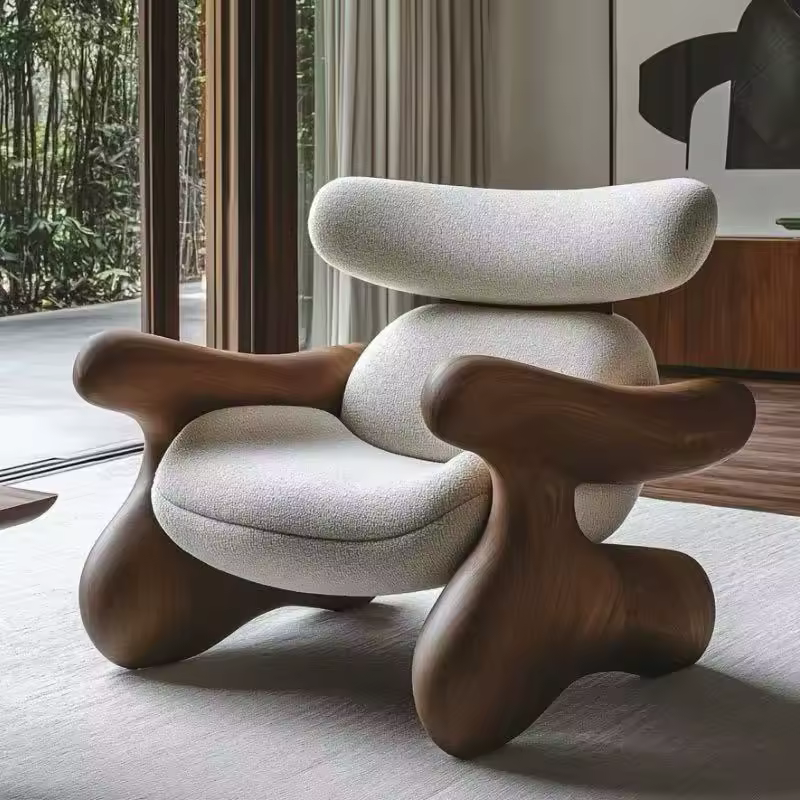Beige Design Living Room Chairs