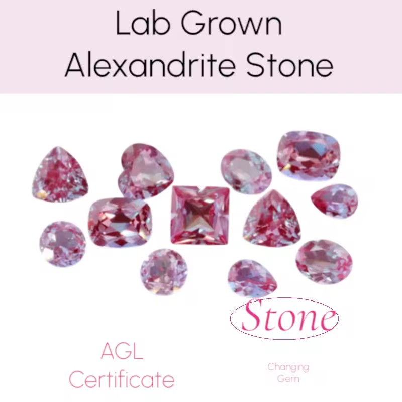 Lab Grown Alexandrite Stone