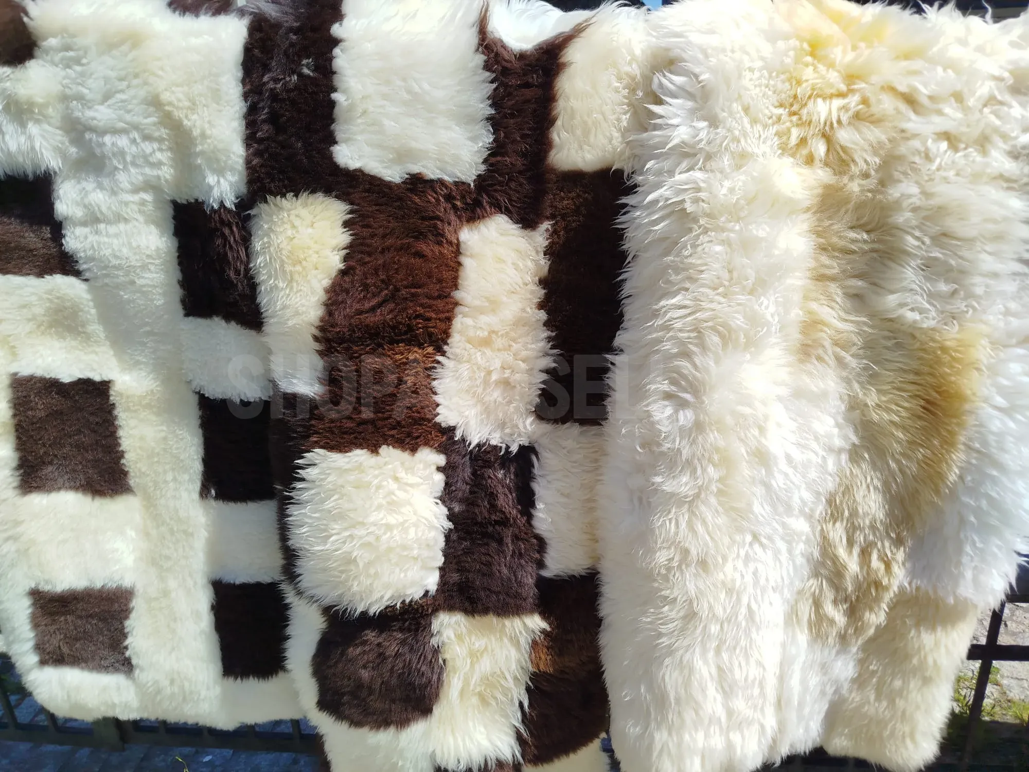 Exclusive PATCHWORK sheepskin rugs