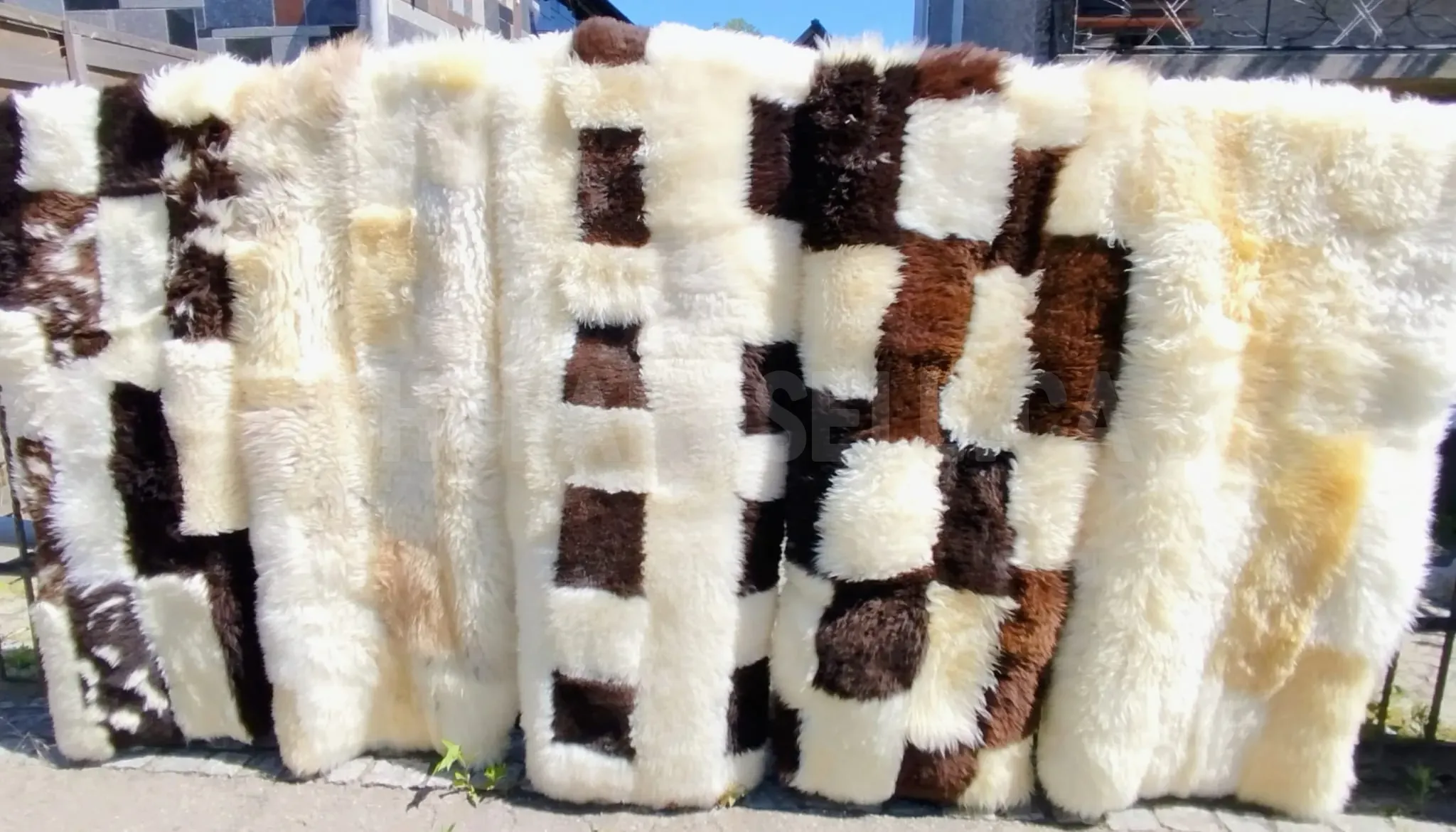 Exclusive PATCHWORK sheepskin rugs