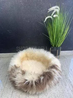 Natural Sheepskin Cat beds 50cm, 70cm, Premium